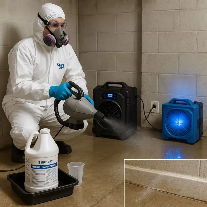 Sanitization and Odor Removal process in Middleburg, PA
